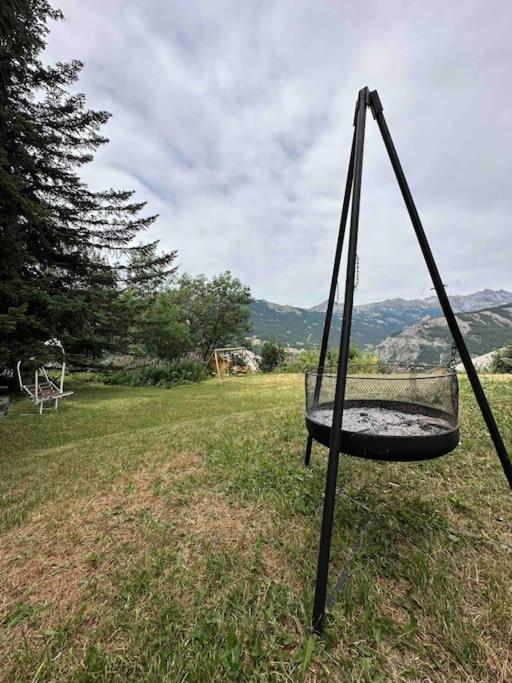 Chalet D'Architecte Avec Vue Panoramique Allos Buitenkant foto