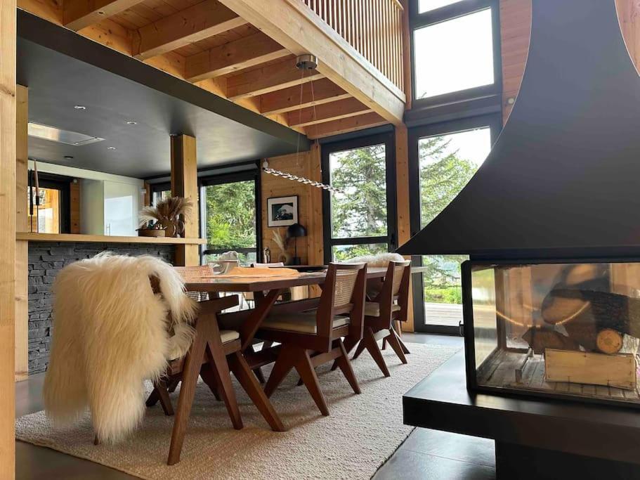 Chalet D'Architecte Avec Vue Panoramique Allos Buitenkant foto