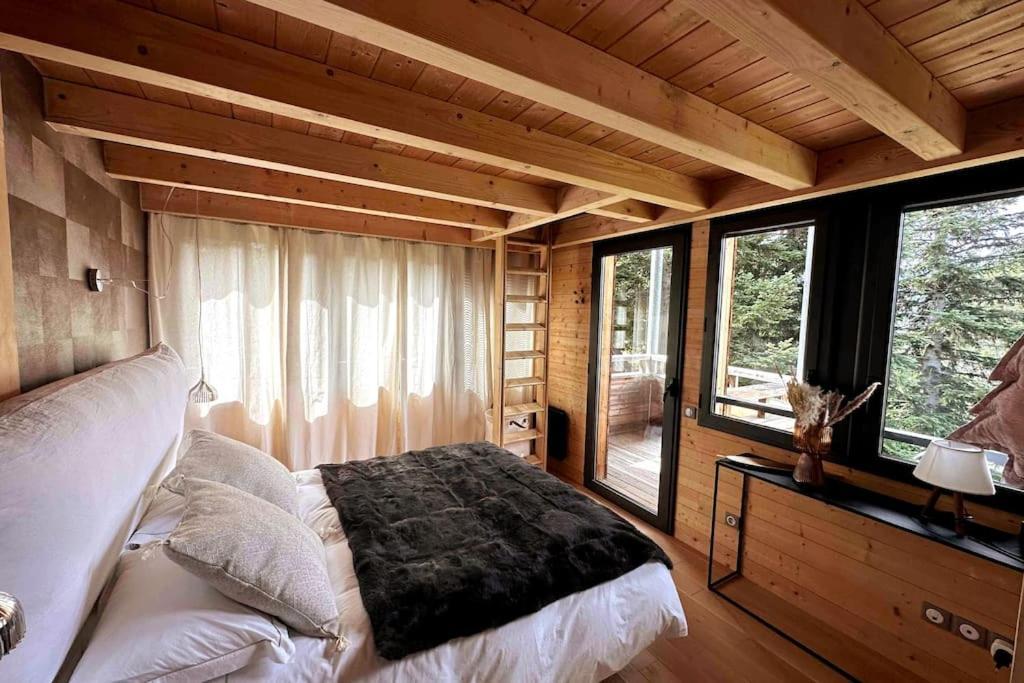 Chalet D'Architecte Avec Vue Panoramique Allos Buitenkant foto