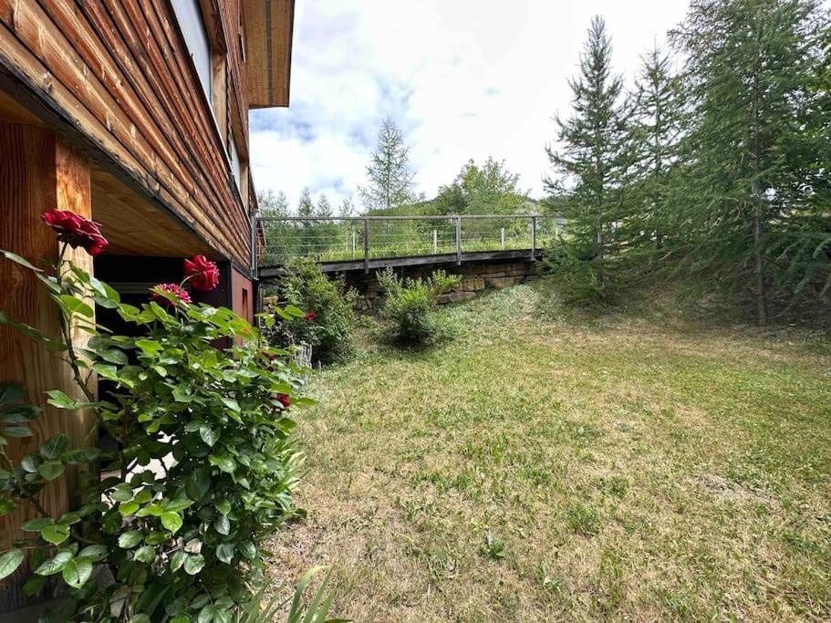 Chalet D'Architecte Avec Vue Panoramique Allos Buitenkant foto