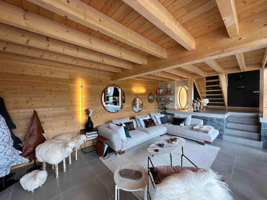 Chalet D'Architecte Avec Vue Panoramique Allos Buitenkant foto