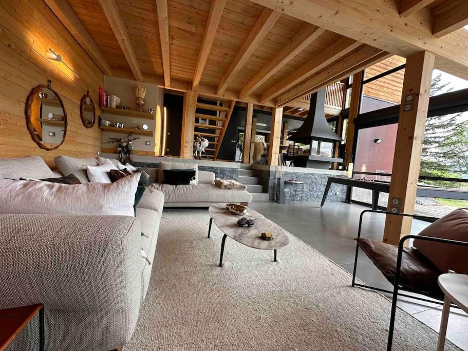Chalet D'Architecte Avec Vue Panoramique Allos Buitenkant foto