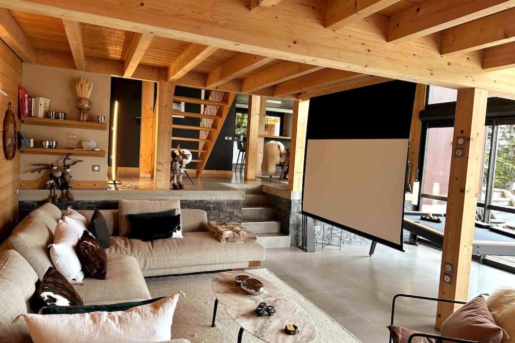 Chalet D'Architecte Avec Vue Panoramique Allos Buitenkant foto