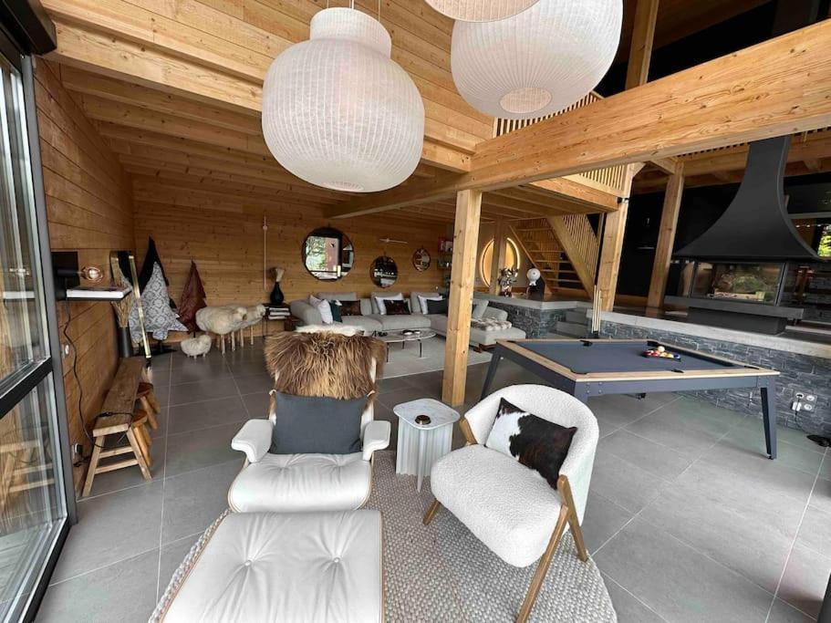 Chalet D'Architecte Avec Vue Panoramique Allos Buitenkant foto
